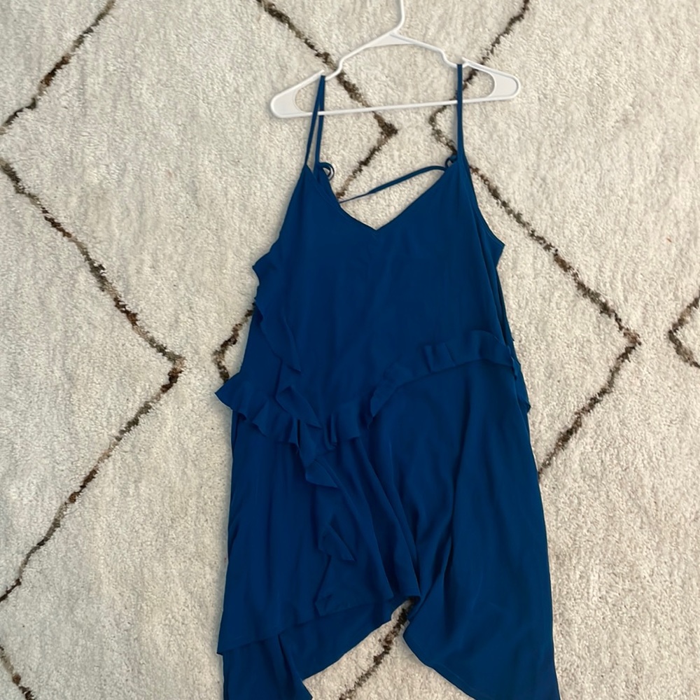 Free People royal blue swing dress